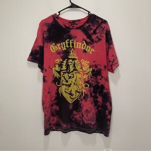 Harry Potter Gryffindor Tie Dye Graphic T-Shirt Size Medium